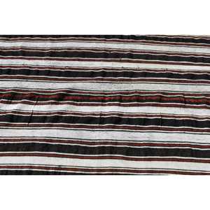 พรมตุรกีขนาดใหญ่ 9.1x4.6 ฟุต พรมวินเทจ พรมขนสัตว์ลายสัตว์สีดำ - Product Image 5