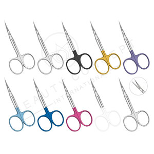 Ciseaux à ongles professionnels pour manucure, lame courbée, acier inoxydable, coupe-cuticules manuel pour droitiers, précis et sûr - Product Image 2