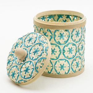 Bon prix sac de bonbons de poche Ramadan panier en bambou pour cadeaux boîte à thé faite à la main pour le Ramadan Eid 2026 fabriqué au Vietnam - Product Image 5