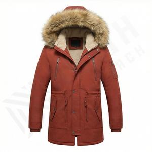 Winter Arrival Men Casual Parka <b>Jacket</b> Coat Plus Size Outdoor Warm <b>Hoode</b> Trench Sheep <b>Fur</b> Thermal Insulated Windproof Snow Outer - Product Image 1
