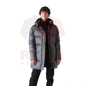 Wholesale High Quality Long Puffer <b>Jackets</b> For <b>Men</b> Adults And Kids Customized Colour Design And Printing Plus Size - Product Image 1