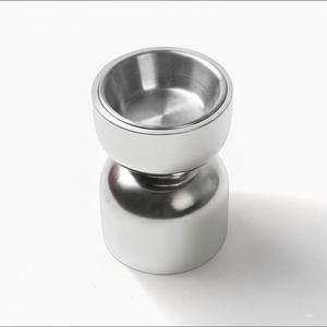 Brûleur d'encens en bois argenté de luxe avec bol en laiton Aromathérapie élégante et décor de méditation Porte-encens et diffuseur - Product Image 2