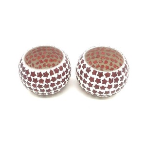 Bougie décorative en verre mosaïque fantaisie, porte-bougie, bougie chauffe-plat, décoration d'intérieur, fête de Noël, mariage - Product Image 4