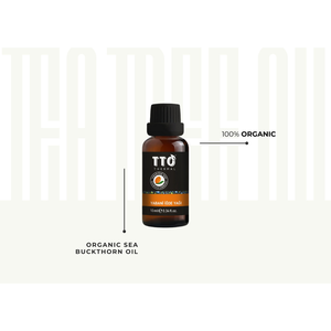 Huile de soin pour le corps à l'argousier pur TTO 10 ml, nourrissante, avec un éclat hydratant et un parfum relaxant pour la thérapie des peaux sèches - Product Image 1