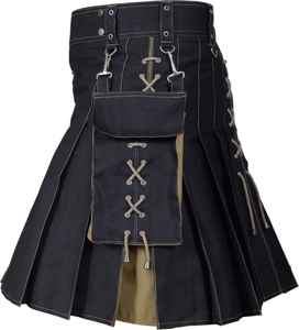 Top qualité écossais Kilt Highland robe jupe Kilt pour hommes écossais traditionnel personnalisé à la main Tartan Kilt - Product Image 4