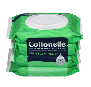 Toallitas húmedas desechables Cottonelle GentlePlus para pieles sensibles con aloe y vitamina E disponibles a granel a bajo precio - Product Image 5