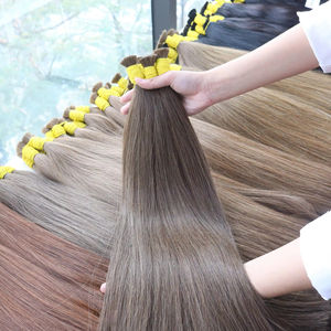 Extensiones de cabello Remy DE LA NASA, envío rápido a granel, 100g, máquina virgen vietnamita, paquetes de trama doble en todos los colores, 65cm de longitud - Product Image 1