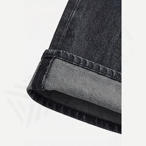 กางเกงยีนส์ทรงแบ็กกี้ผู้ชาย สไตล์วินเทจ ผ้าเดนิมน้ำหนักเบา ทรงตรง คลาสสิก ทรงหลวม สไตล์ฮิปฮอป สำหรับฤดูหนาว สีพื้น สามารถสั่งตัดได้ - Product Image 6