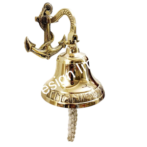 Campana de Latón Decorativa de Pared con Ancla Náutica de Alta Calidad, Campana del Titanic, Artículos de Decoración Modernos - Product Image 5