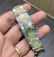 Montre Hip Hop pour Homme en Acier Inoxydable CHARM, Dernières Tendances, Mouvement Mécanique ETA, Verre, Diamants Moissanite Clarté VVS