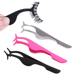 Meilleur applicateur et pince à épiler de faux cils en acier inoxydable de qualité supérieure outil de cils de marque privée - Product Image 1