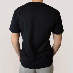 Camiseta de algodón para hombre Smash negra con logo pequeño M - Product Image 2