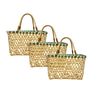 TOP PRODUCT Export From Vietnam Celebrate Craftsmanship with Artisanal Bamboo Handbags with High Quality - Product Image 1