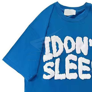 เสื้อยืดพิมพ์ลายพัฟสไตล์ใหม่เสื้อยืดพิมพ์ลายสีพัฟออกแบบได้ตามที่ต้องการ - Product Image 5