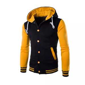 Chaqueta universitaria para hombre Letterman Baseball American College University Hoodie Coat - Product Image 2