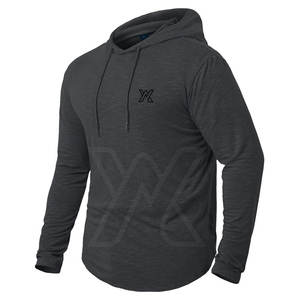 Pakistan Manufactured 100% Cotton Winter Men's Gym Hoodies Solid Custom Printed Logo Breathable Quick Dry Eco-Friendly High - Product Image 2