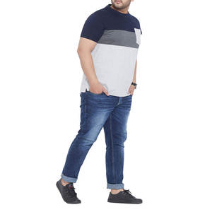 Camiseta de Verano para Hombre, Talla Grande, Hecha a Medida, Nuevo Diseño, Transpirable, de Secado Rápido, Algodón/Bambú, Lona, Lisa - Product Image 5
