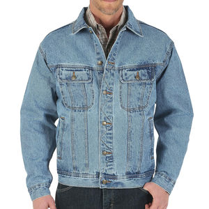 Vestes pour hommes Style vintage Veste en jean personnalisée pour hommes Produit le plus populaire Veste en jean légère pour hommes en gros - Product Image 4