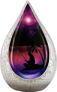 URNA DE CREMACIÓN DE METAL LAGRIMA - Product Image 2