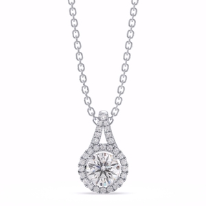 Elegante colgante relleno de oro de 10K con piedra de circón fina, joyería chapada en rodio, colgante de abalorios de moda para mujer - Product Image 2