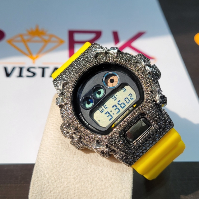 Digital Rubber Watch Diamond 42MM Chronograph Royal Oak Silicone