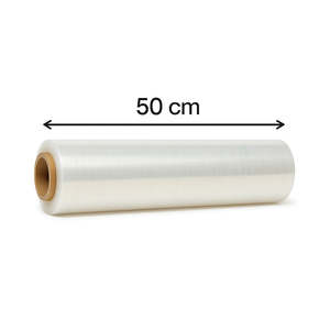 Film Estirable Transparente de 1.5kg, 140m de Largo, Resistente para Paletización, Identificación Visual de Carga, para Alimentos y Cosméticos, 500mm de Ancho, Liso - Product Image 2