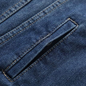 Vêtement décontracté, veste en jean en toile 100% coton, écologique, légère, look décontracté, confortable pour l'hiver, forme durable, finition résistante - Product Image 6