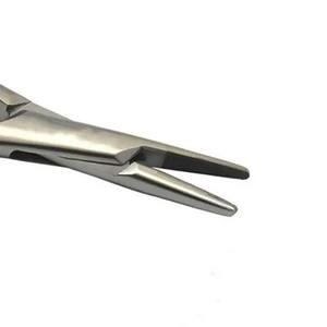 Portaagujas Mathieu de acero inoxidable para ortodoncia con cerradura, portaagujas dental en stock Portaagujas Mathieu TC de laboratorio médico - Product Image 6