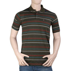 เสื้อยืดคอกลมแขนสั้นผู้ชาย - สีเขียว - สีเขียว - Product Image 2