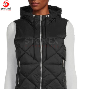 Chaquetas de invierno acolchadas personalizadas para mujer, abrigos cortos acolchados con burbujas acolchadas, chaleco de talla grande para mujer, a la moda para niñas - Product Image 5