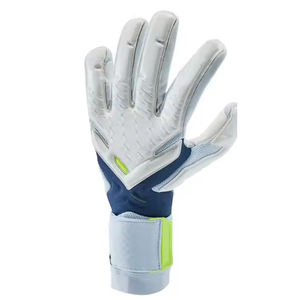 Gants de football de doigt complet de couleur unie confortables de haute qualité à faible quantité minimale de commande fabrication professionnelle gants de football d'entraînement sportif - Product Image 6