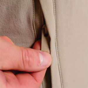 Pantalones de Vestir para Hombre - Ajuste Cómodo con Cordón, Cierre de Cremallera y Diseño de Dobladillo Abierto Elegante - Product Image 3