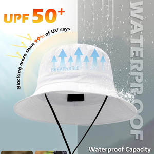Chapeaux seau d'extérieur personnalisés avec logo personnalisé imprimé broderie été mode protection solaire OEM approvisionnement d'usine - Product Image 3