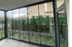 ประตูบานเลื่อน 4 บาน อลูมิเนียม สำหรับภายใน ทนทานต่อพายุเฮอริเคน ระบบรางสำหรับระเบียง ใช้ได้ทั้งภายในและภายนอกอาคาร - Product Image 2