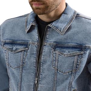 Veste en jean pour hommes manteau boutonné durable sur mesure vêtements d'extérieur décontractés élégants dernier design tendance de haute qualité vente en gros - Product Image 2