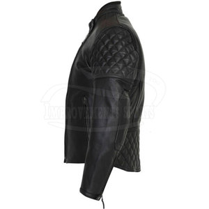 Veste de moto en cuir pour hommes de qualité supérieure à design personnalisé Blouson de moto en cuir durable - Product Image 2