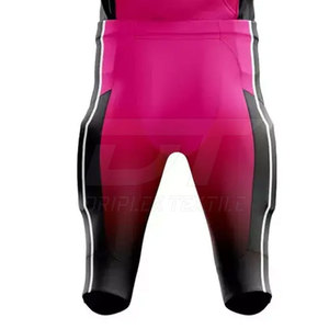 Uniforme de football américain couleur unie vêtements de sport uniforme de football américain sur mesure à séchage rapide - Product Image 6