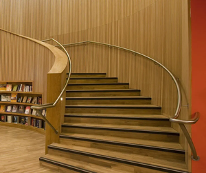 Tùy chỉnh hiện đại UV Acoustic <span class=keywords><strong>MDF</strong></span> Panels 3 mặt trang trí gỗ veneer sồi óc chó màu/kích thước tùy chỉnh - Product Image 2