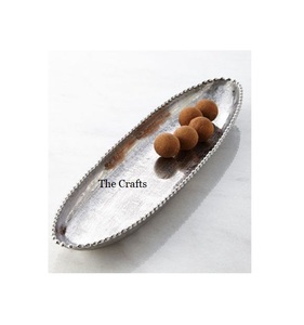 Plateau de service en acier inoxydable de conception tendance avec plateau de service de cuisine de forme rectangulaire en vrac - Product Image 5