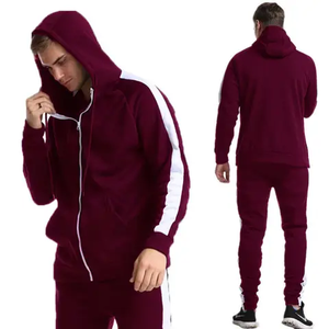 Nuevo Estilo de Chándal Informal con Capucha para Hombre, Personalizable, Patrón Sólido, 100% Algodón, Cómodo y Transpirable, en Existencia - Product Image 5