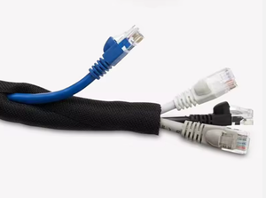 Gaine tressée PPS auto-fermante en nylon flexible pour la gestion des câbles – Organisateur de câbles auto-fermant - Product Image 3