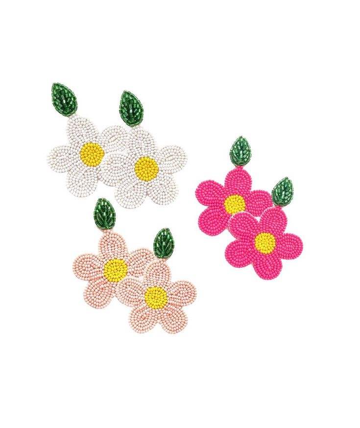 Rose Blanc Vert jaune