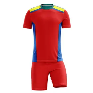 印刷标志足球队穿便宜定制运动球衣新款最新足球服设计足球服