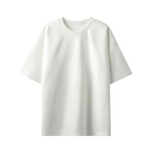 Camiseta de cuello redondo Unisex de algodón 100% de alta calidad para hombre, camiseta de manga corta al por mayor, diseño liso - Product Image 4