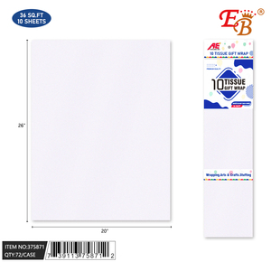 ชุดกระดาษทิชชูสีขาว20 "X 26" 10ชิ้น72ชิ้น/CS สำหรับงานเลี้ยง - Product Image 1