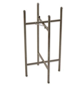Lot de 2 jardinières décoratives hexagonales galvanisées faites à la main avec support - Product Image 3