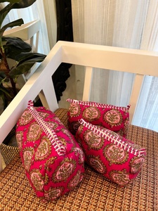 Bolsa de Cosméticos de Algodón Resistente al Agua, Estilo Vintage, con Cierre Grande, Ecológica, para Guardar Maquillaje - Product Image 4