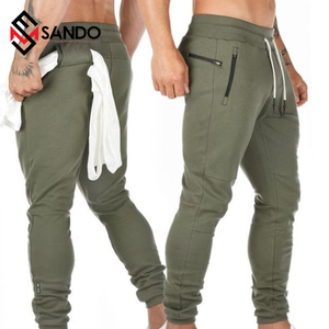 กางเกงออกกำลังกายขายาวสำหรับผู้ชาย,กางเกงออกกำลังกายแบบใส่วิ่งเลือกโลโก้ได้ตามต้องการ - Product Image 2