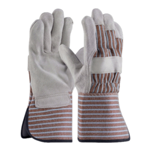 ถุงมือนิรภัยหนังวัวแบบแยกป้องกันมือทนทานงานก่อสร้างสำหรับงานหนัก - Product Image 2
