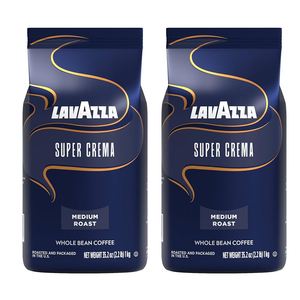 Venta al por mayor de granos de café Lavazza Super Crema 6x1kg paquete a granel precio de fábrica Venta caliente Premium italiano Espresso tostado - Product Image 3